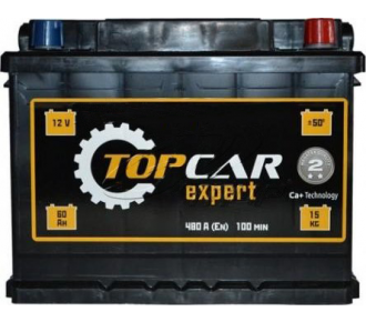 Аккумуляторная батарея TOP CAR Expert 6СТ-60Ah R+ 480A (EN)