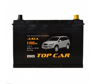 Аккумуляторная батарея TOP CAR Asia 6СТ-100Ah JR+ 850A (EN)