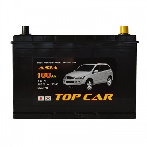 Аккумуляторная батарея TOP CAR Asia 6СТ-100Ah JR+ 850A (EN) - фото 1