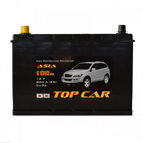 Аккумуляторная батарея TOP CAR Asia 6СТ-100Ah JL+ 850A (EN) - фото 1
