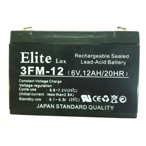 Аккумуляторная батарея Elite 6V 12Ah - фото 1