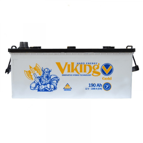 Аккумуляторная батарея Viking Gold 6СТ-190Ah R+ 1200A (EN) - фото 1