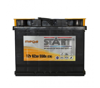 Аккумуляторная батарея Start Mega 6СТ-62Ah R+ 550A (EN)