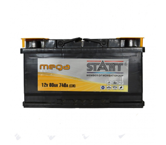 Аккумуляторная батарея Start Mega 6СТ-100Ah R+ 820A (EN)