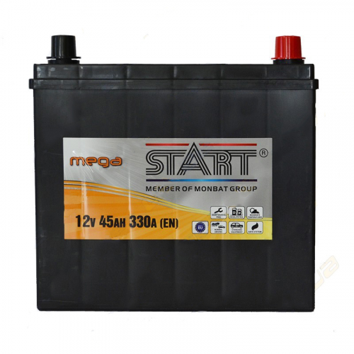 Аккумуляторная батарея Start Mega 6СТ-45Ah JR+ 330A (EN) - фото 1