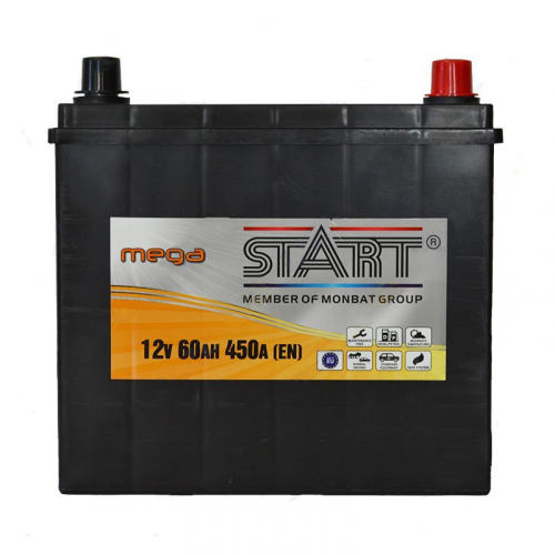 Аккумуляторная батарея Start Mega 6СТ-60Ah JR+ 450A (EN) - фото 1