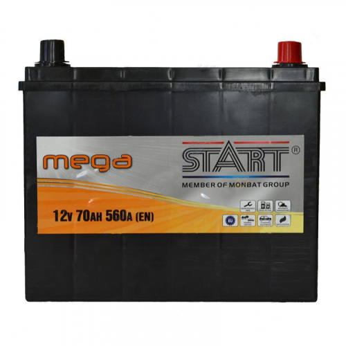 Аккумуляторная батарея Start Mega 6СТ-70Ah JR+ 560A (EN) - фото 1