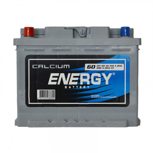 Аккумуляторная батарея Energy 6СТ-60Ah L+ 510A (EN) - фото 1