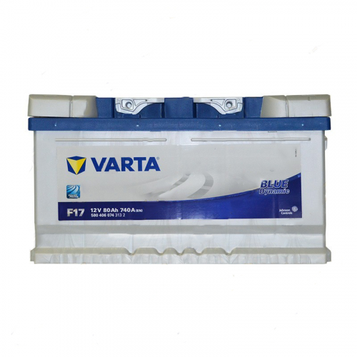 Аккумуляторная батарея Varta Blue Dynamic 6СТ-80Ah R+ 740A (EN) (низкобазовый) - фото 1