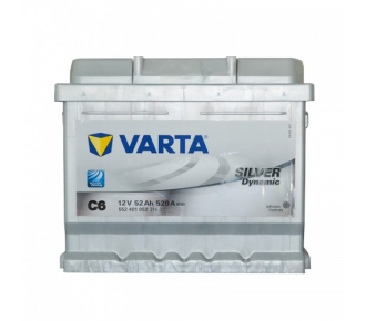 Аккумуляторная батарея Varta Silver Dynamic 6СТ-52Ah R+ 520A (EN) (низкобазовый)