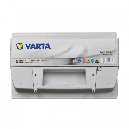 Аккумуляторная батарея Varta Silver Dynamic 6СТ-74Ah R+ 750A (EN) (низкобазовый) - фото 2