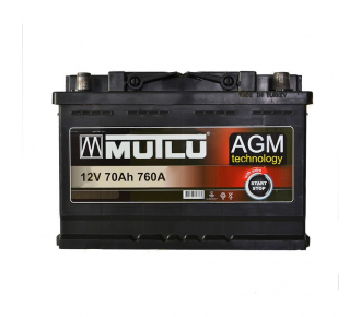 Аккумуляторная батарея Mutlu AGM Start-Stop 6СТ-70Ah R+ 760A (EN)
