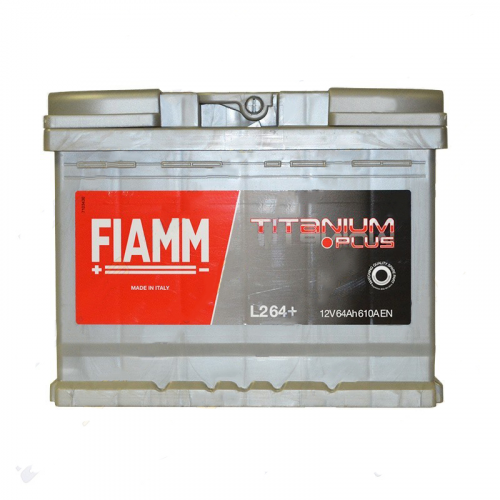 Аккумуляторная батарея FIAMM TITANIUM PLUS 6СТ-64Ah R+ 610A (EN) - фото 1
