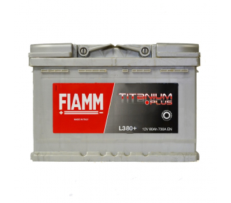 Аккумуляторная батарея FIAMM TITANIUM PLUS 6СТ-80Ah R+ 730A (EN)