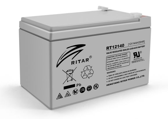 Аккумуляторная батарея RITAR RT12140 12V 14.0Ah (6236) - фото 1