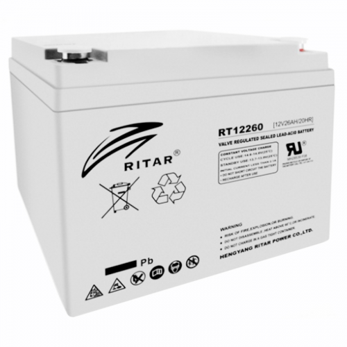 Аккумуляторная батарея RITAR RT12260 12V 26.0Ah (4232) - фото 1