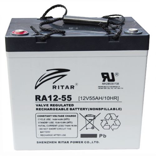 Аккумуляторная батарея RITAR RA12-55 12V 55.0Ah (6238) - фото 1