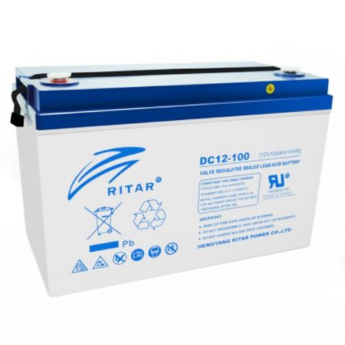 Аккумуляторная батарея RITAR DC12-100 12V 100.0Ah (7391) - фото 1