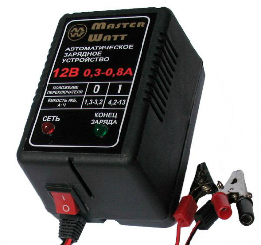 Зарядний пристрій Master Watt 0,3-0,8А 12В - фото 1