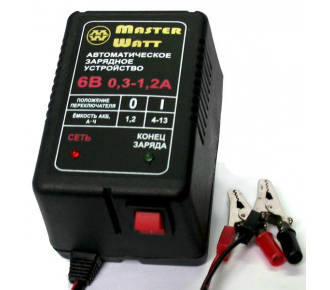 Зарядное устройство Master Watt 0,3-1,2А 6В