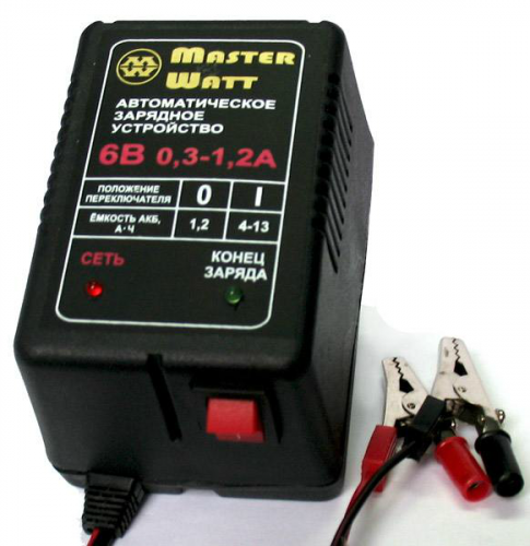 Зарядний пристрій Master Watt 0,3-1,2А 6В - фото 1