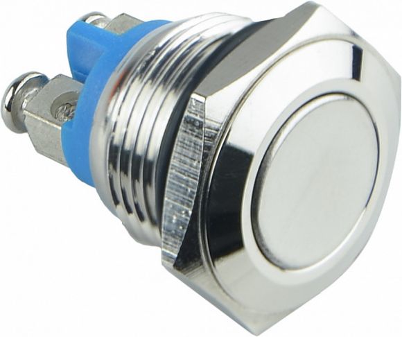 Кнопка металлическая АсКо TY16-211A Scr под винт (A0140010084) - фото 2