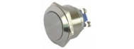 Кнопка металлическая АсКо TY16-211A Scr под винт (A0140010084) - фото 1