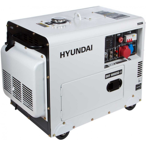 Генератор дизельный HYUNDAI Diesel DHY 8000SE-3 - фото 5