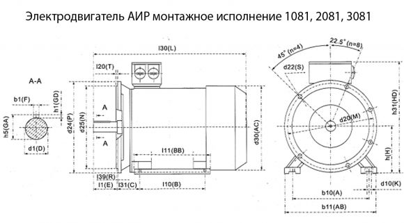 Электродвигатель Могилев АИР 100S4 - фото 2