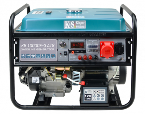 Генератор бензиновый Konner&amp;Sohnen KS 10000E-3 ATS - фото 1