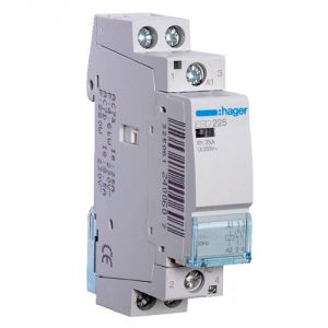 Контактор бесшумный - силовое реле Hager ESD225S 24V/25A 2 Н.О - фото 1