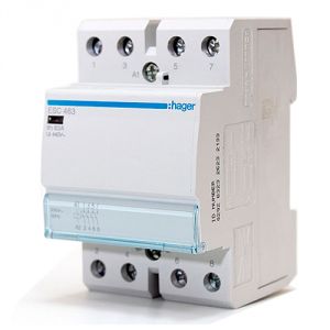 Контактор - силовое реле Hager ESC 464 230V/63A 4Н.З - фото 1