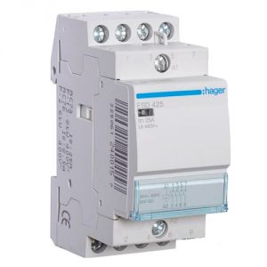 Контактор безшумний - силове реле Hager ESD-425S 24V / 25A 4Н.О - фото 1