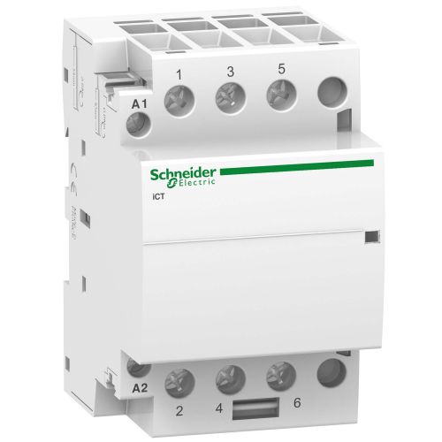 Контактор Schneider Electric iCT Acti9 40A 4Н.O 230 V A9C20844 - фото 1