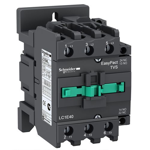 Контактор Schneider Electric EasyPact 3Р Е 1NO 40А АС3 220 V LC1E40M5 - фото 1