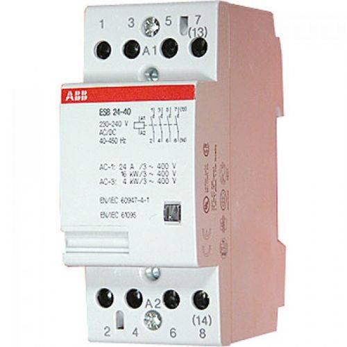 Контактор модульный ABB ESB24-40-230В, 4НО (GHE3291102R0006) - фото 1