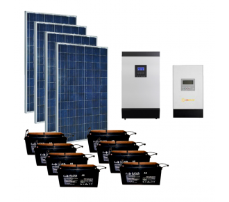 Автономная солнечная станция на 5 кВт