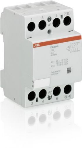 Контактор модульный ABB ESB40-40-230 AC/DC, 4НО (GHE3491102R0006) - фото 1