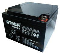 Аккумуляторная батарея ATABA AGM 12V 26 Ah - фото 1
