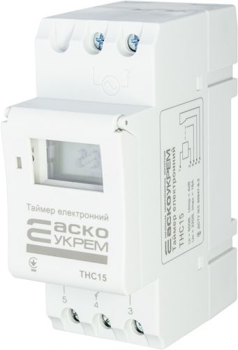 Таймер недельный электронный АсКо THC15 (A0090040005) - фото 2