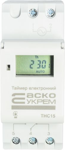 Таймер недельный электронный АсКо THC15 (A0090040005) - фото 1