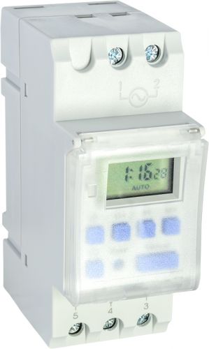 Таймер недельный электронный АсКо THC15-TC (прозрачная крышка) (A0090040004) - фото 6