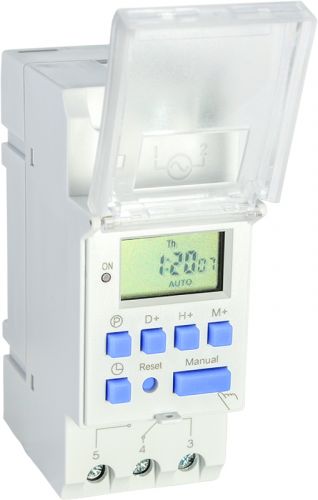Таймер недельный электронный АсКо THC15-TC (прозрачная крышка) (A0090040004) - фото 4