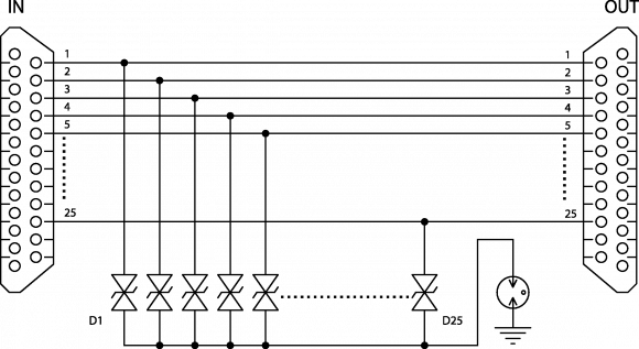 Обмежувач перенапруг УЗИП SALTEK RS DL-RS DD25 - фото 3