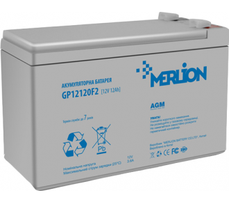Акумуляторна батарея MERLION AGM GP12120F2 12 V 12 Ah (6011)