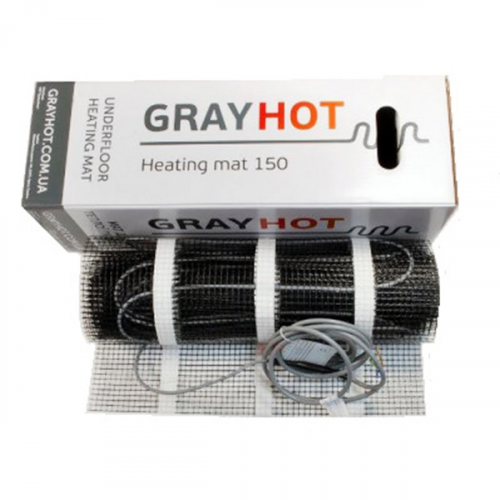 Нагревательный мат Gray Hot 92 Вт 0,6 м&sup2; - фото 1