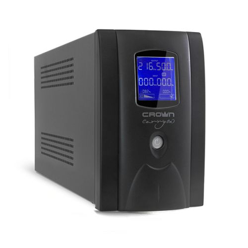 ИБП CROWN CMU-SP800 Euro LCD - фото 1