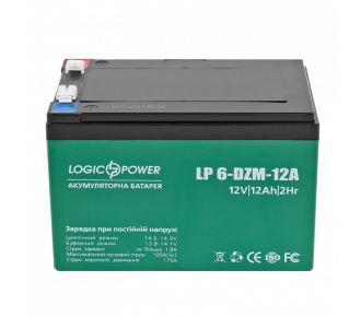 Акумулятор тяговий LogicPower LPM 6-DZM-12