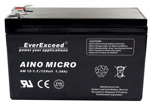 Аккумуляторная батарея EverExceed AM 12-1.3 - фото 1