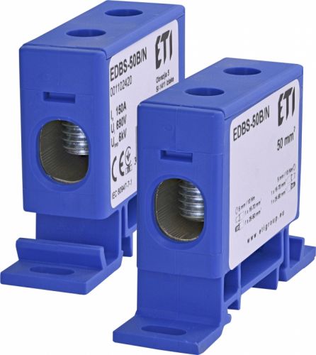 Блок распределительный ETI EDBS-50B/N (1102420) - фото 1